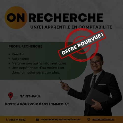 Poste à pourvoir comptabilité