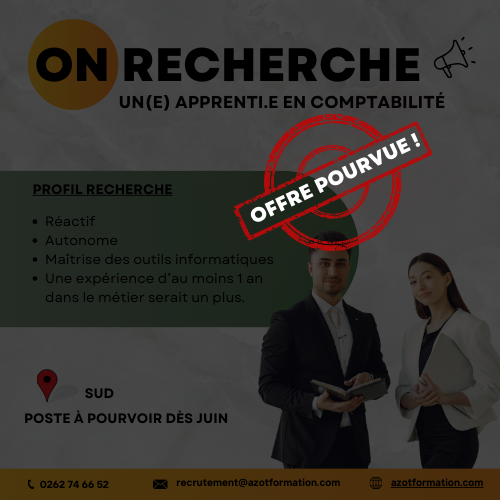 ODE pourvue - apprenti assistant comptable